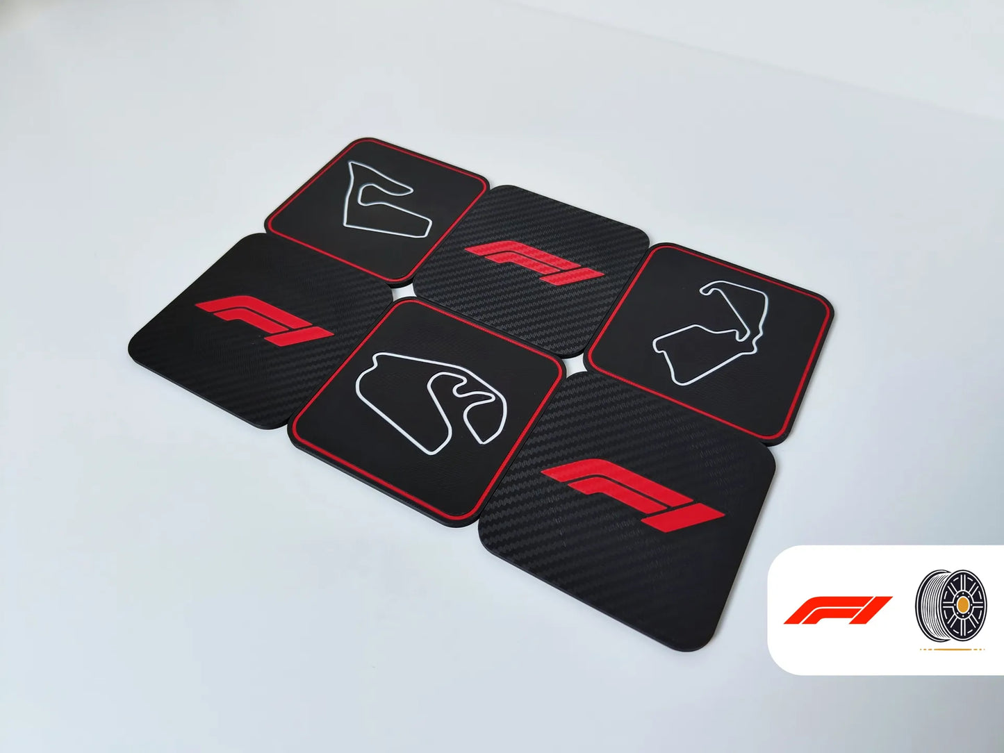 F1 Track Carbon Cards