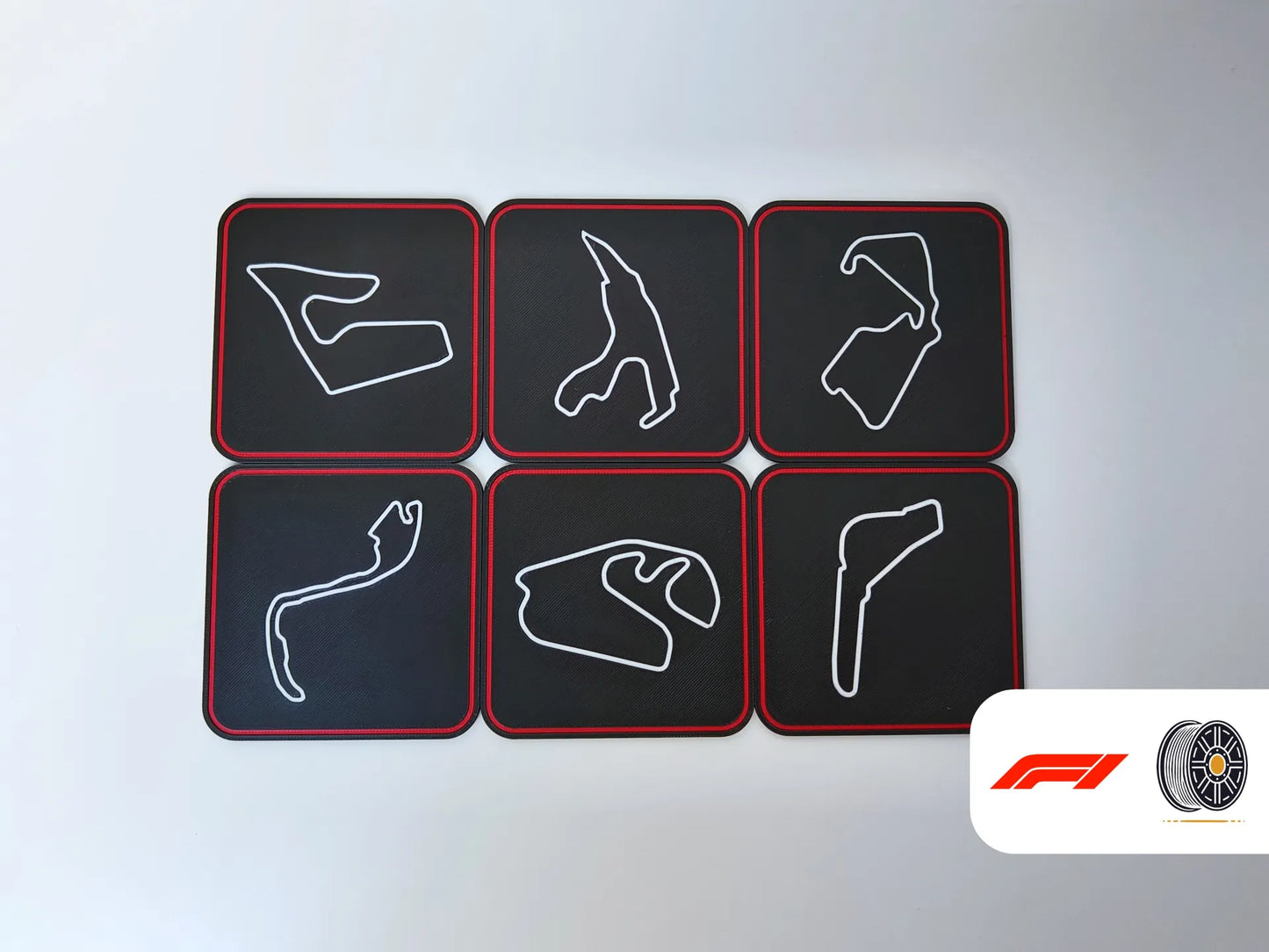 F1 Track Carbon Cards